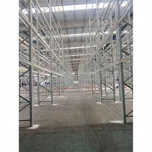 Industrial Warehouse Pallet Rack System Warehouse Racking Beam Teardrop Uprights